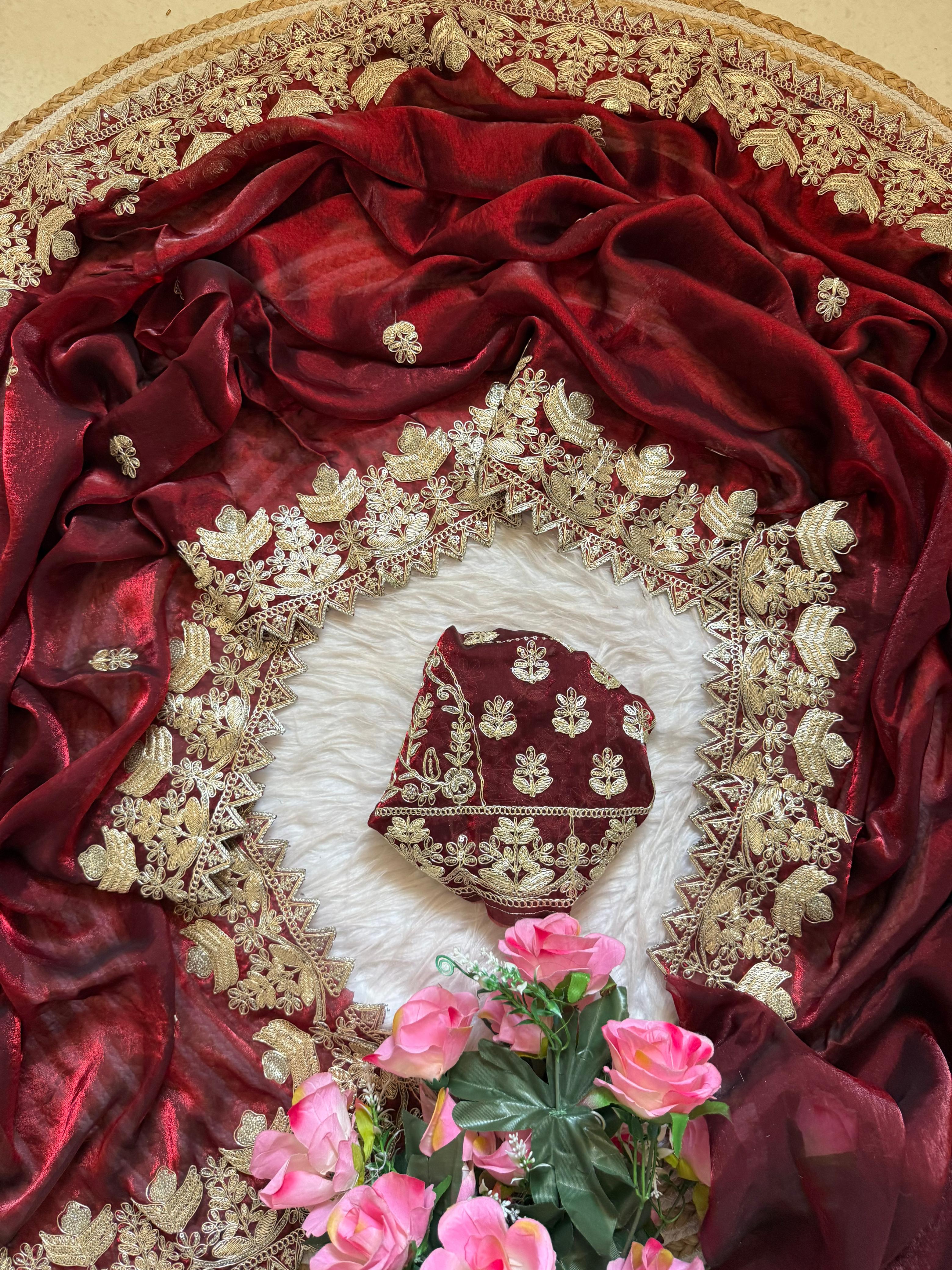 NEW ARRIVAL – Elegant Space Silk Saree - Premium Space Silk Saree Online India - Buy at ₹1699 - Image 1