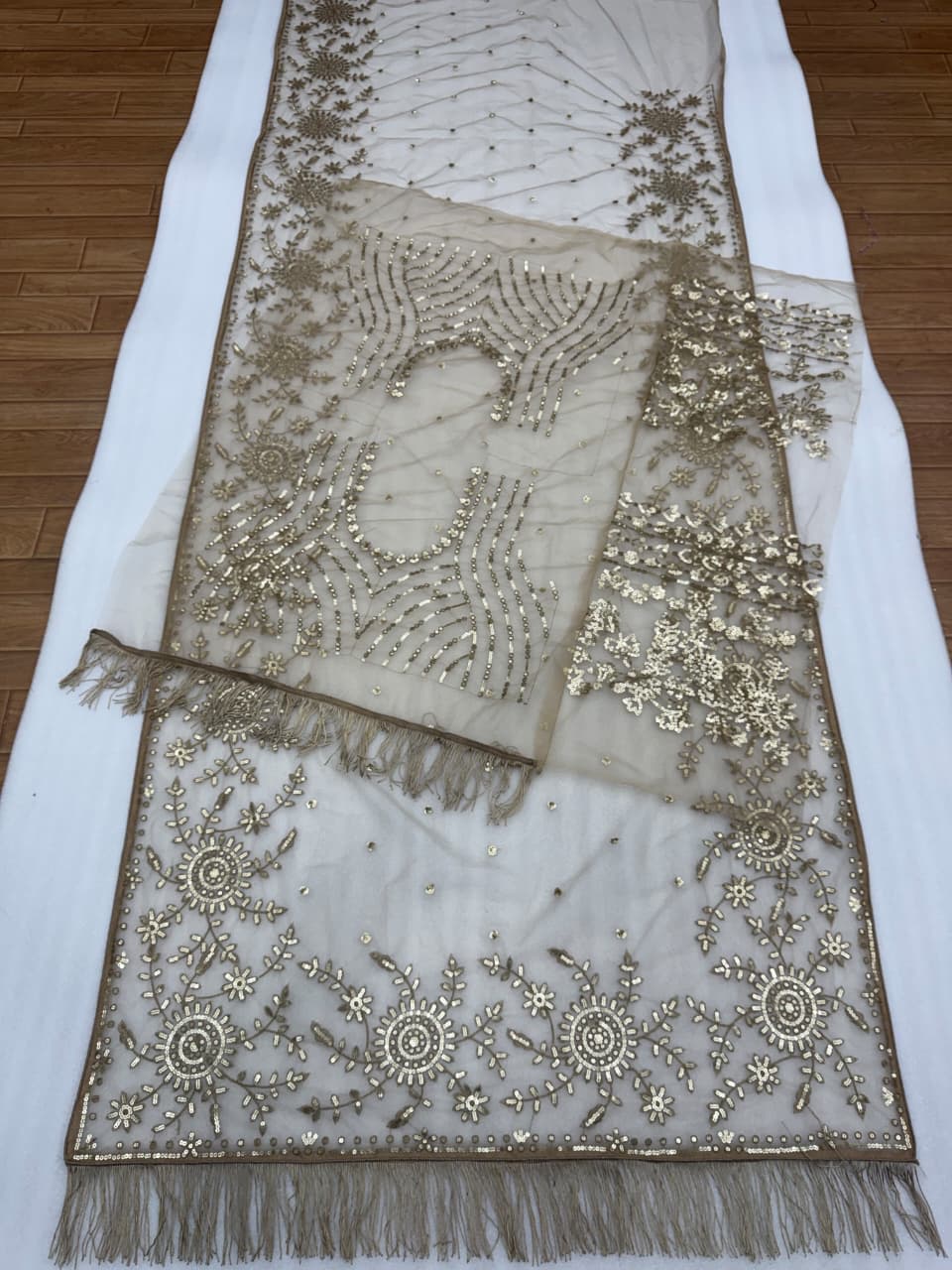 New Trending Bollywood Blockbuster Sequins Saree - View 6