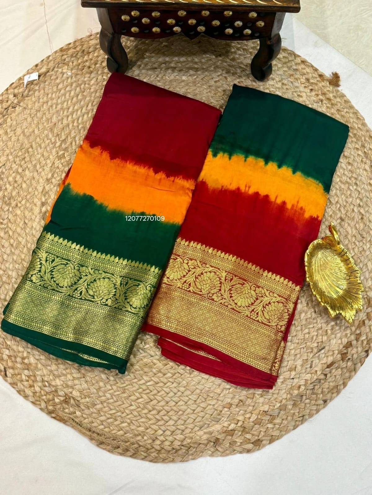 New Launch – Kanjivaram Bandhani Saree - View 4