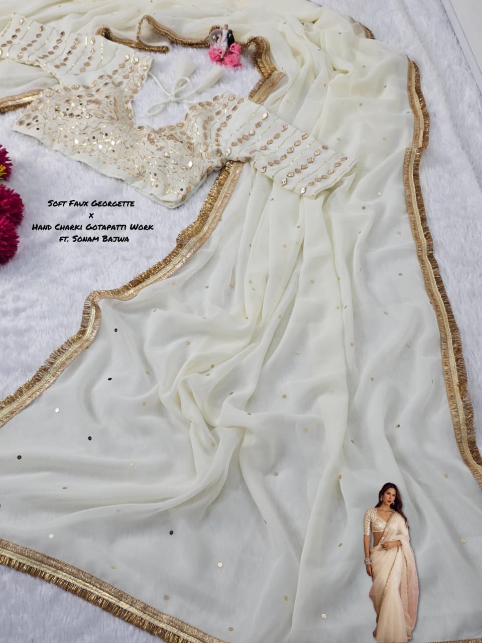 New Premium Launch – Sonam Bajwa Inspired Saree - View 4