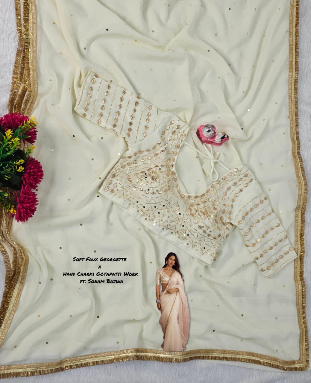 New Premium Launch – Sonam Bajwa Inspired Saree - View 7