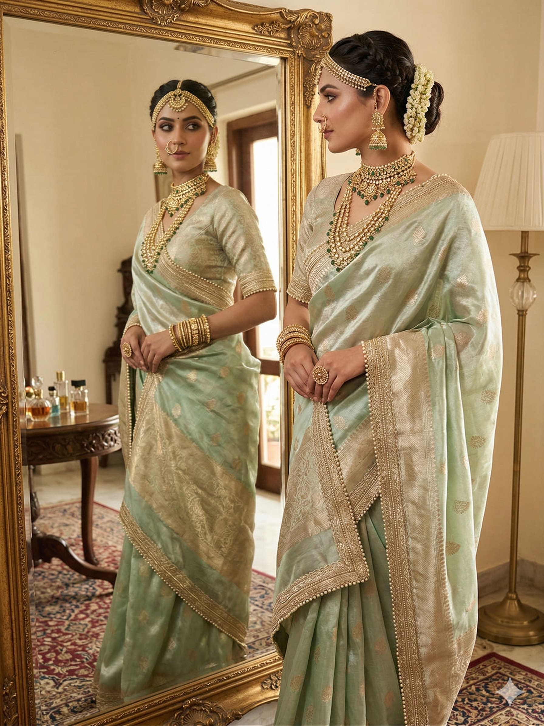 Biggest Wedding Fresh Launch – Banarasi Tissue Silk Saree - Banarasi Soft Tissue Silk Saree Online India - Buy at ₹2199 - Image 1