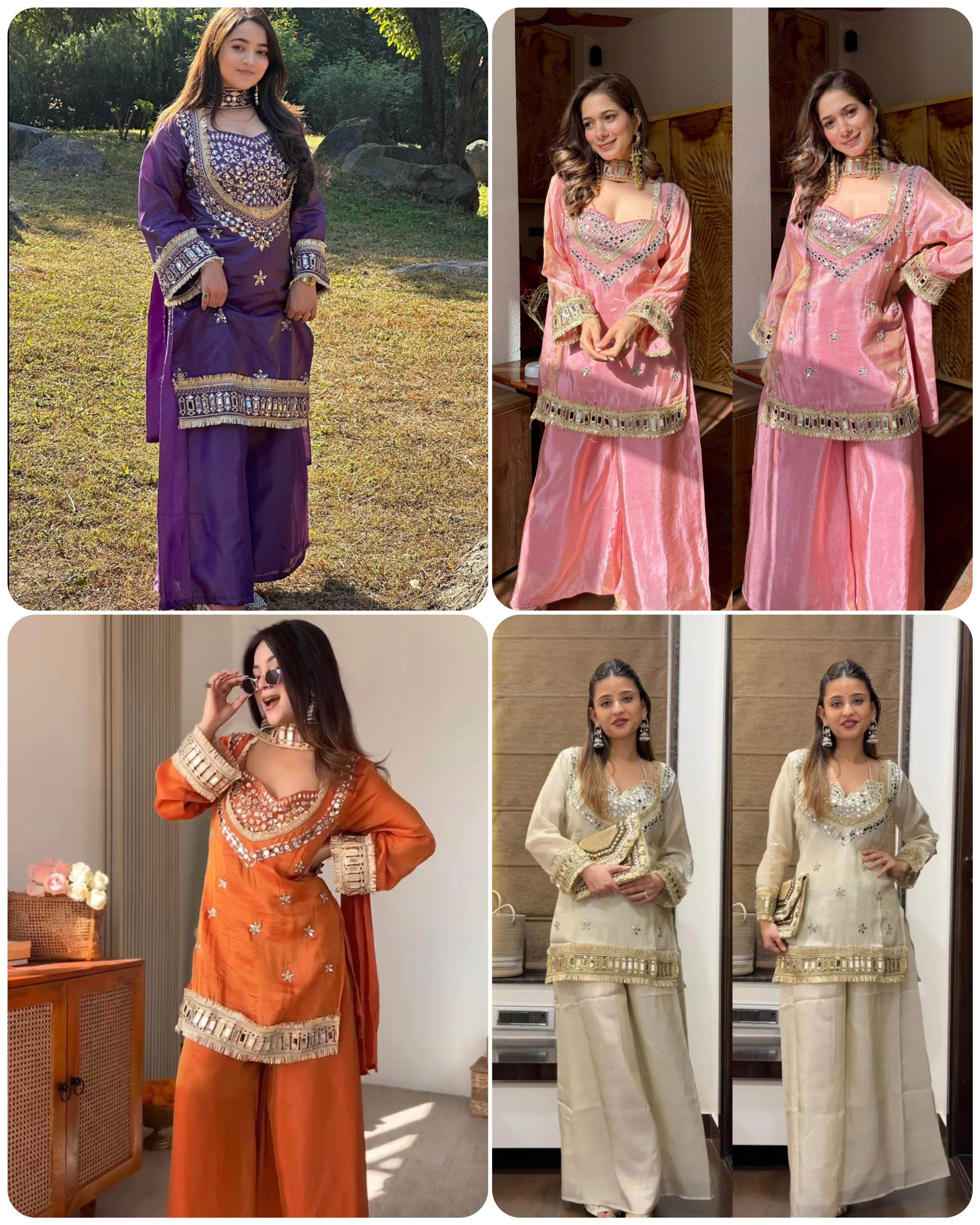 DN-5326 | Elegant Ethnic Sharara Set - View 5