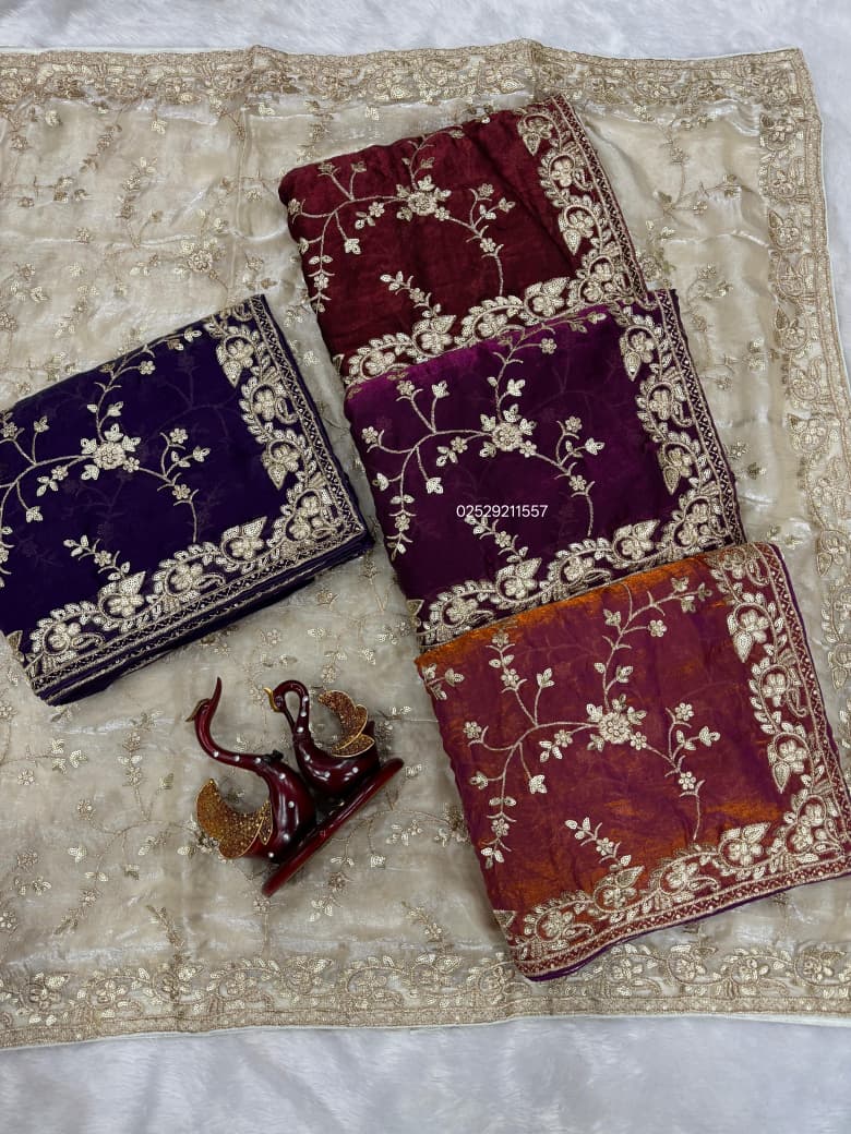 Premium Designer Sequin Saree Collection - View 3