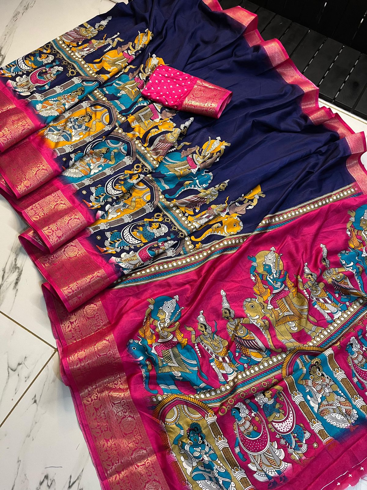 Super Dola RECCO Zari Saree – New Uniform Collection - View 2