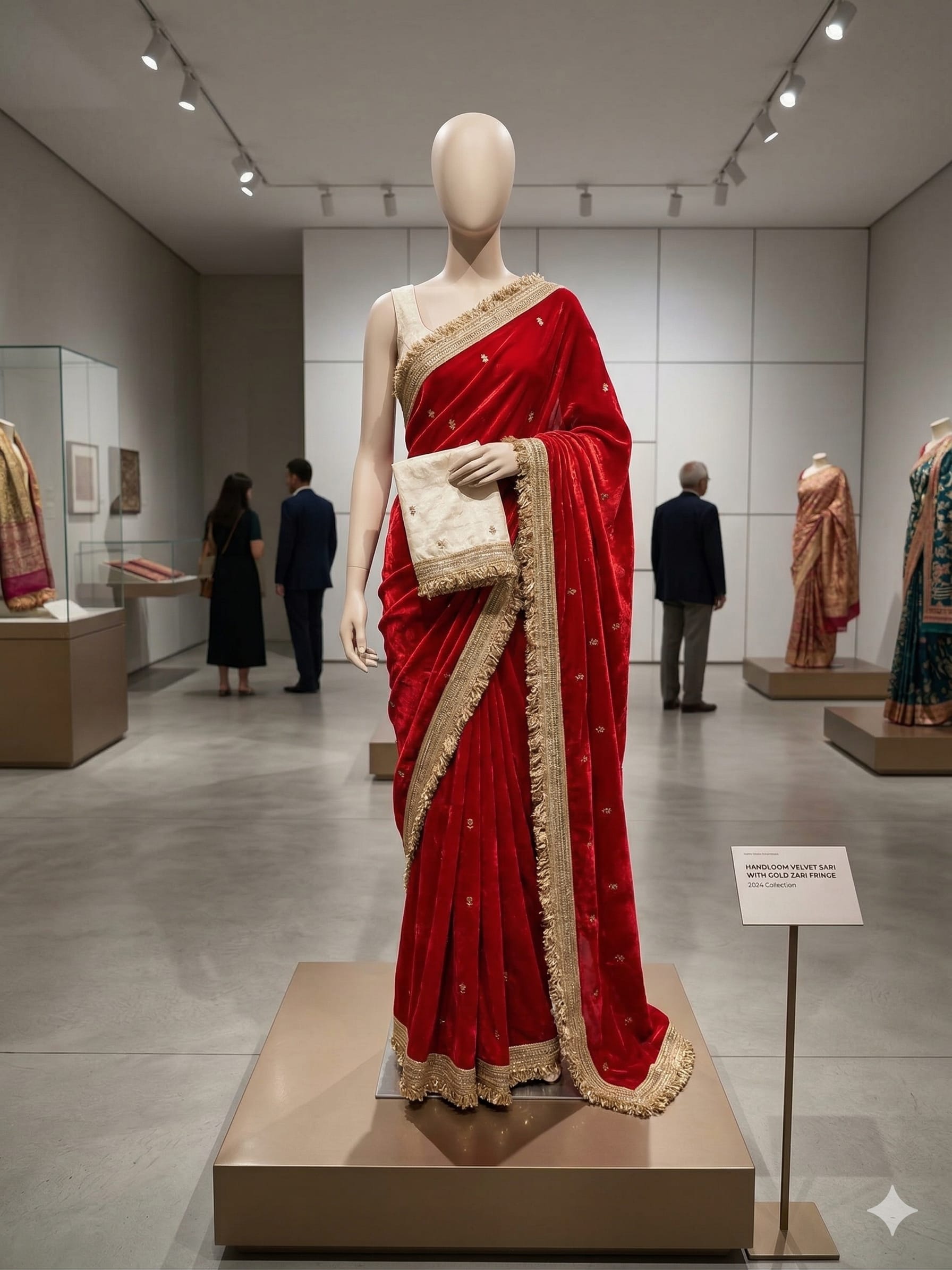 New Launch – Fendy Satin Silk Saree Collection - Fendi Satin Silk Saree Online India - Buy at ₹1450 - Image 1