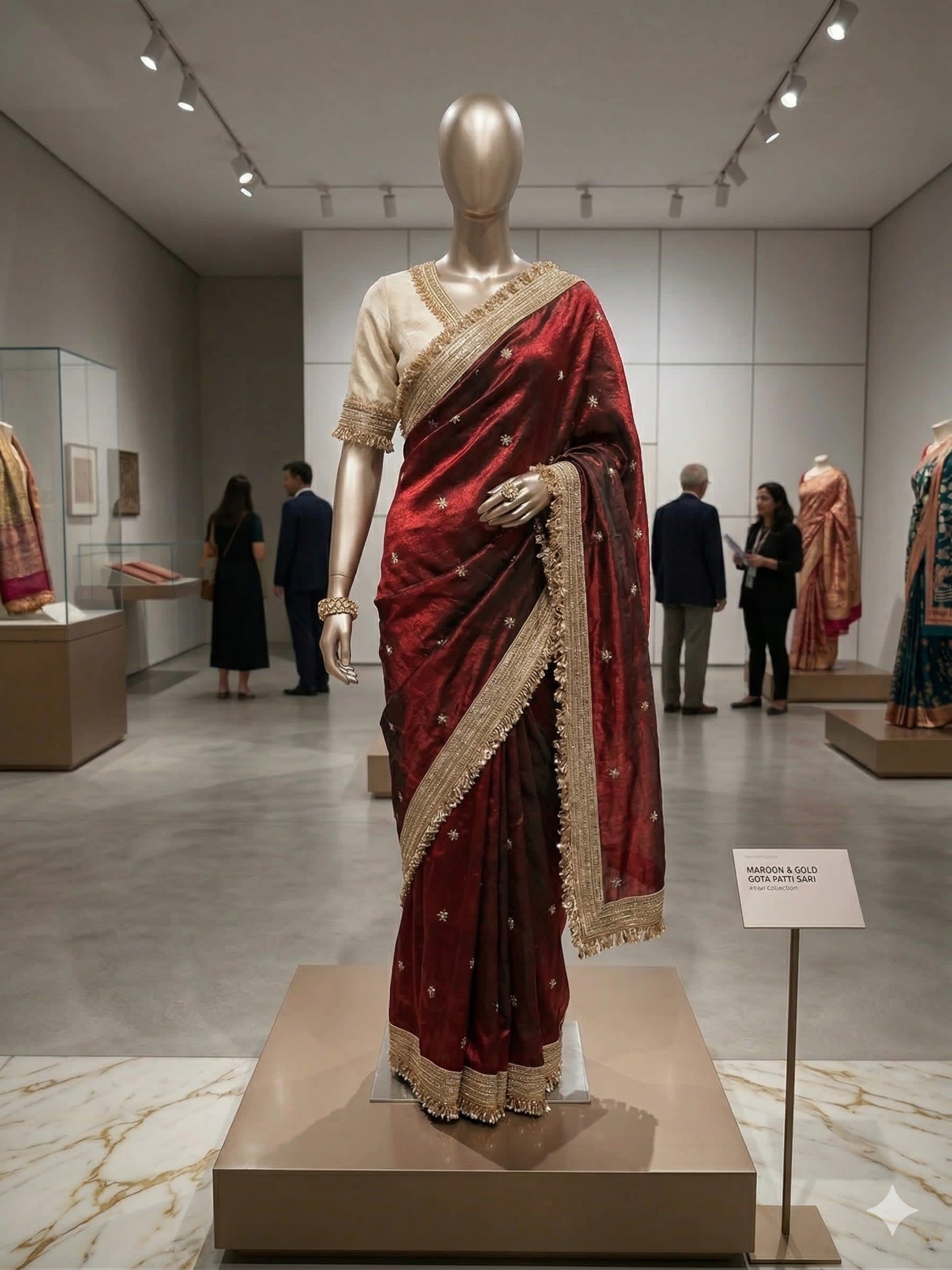 New Launch – Fendy Satin Silk Saree Collection - Fendi Satin Silk Saree Online India - Buy at ₹1450 - Image 1