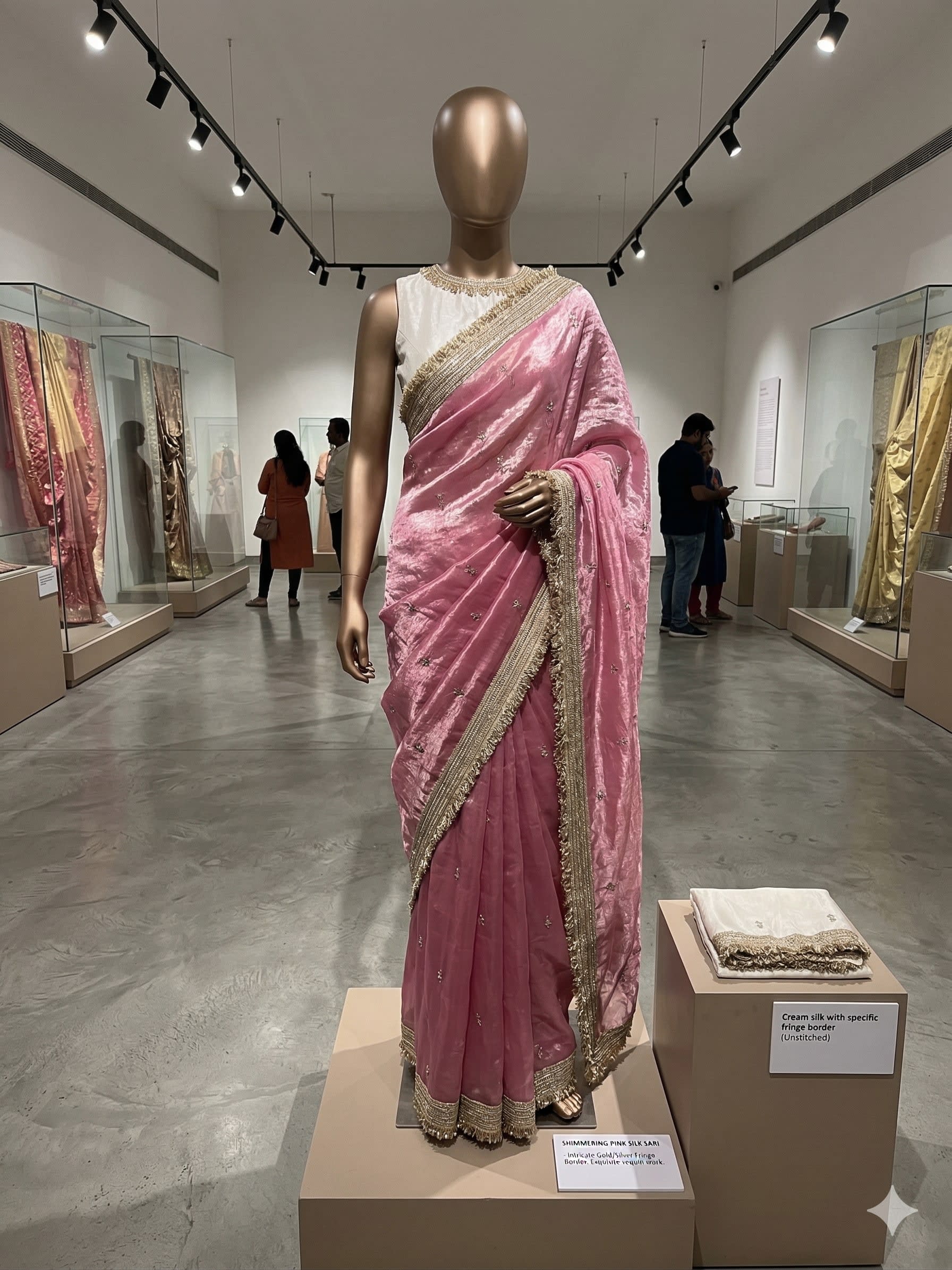 New Launch – Fendy Satin Silk Saree Collection - Fendi Satin Silk Saree Online India - Buy at ₹1450 - Image 1