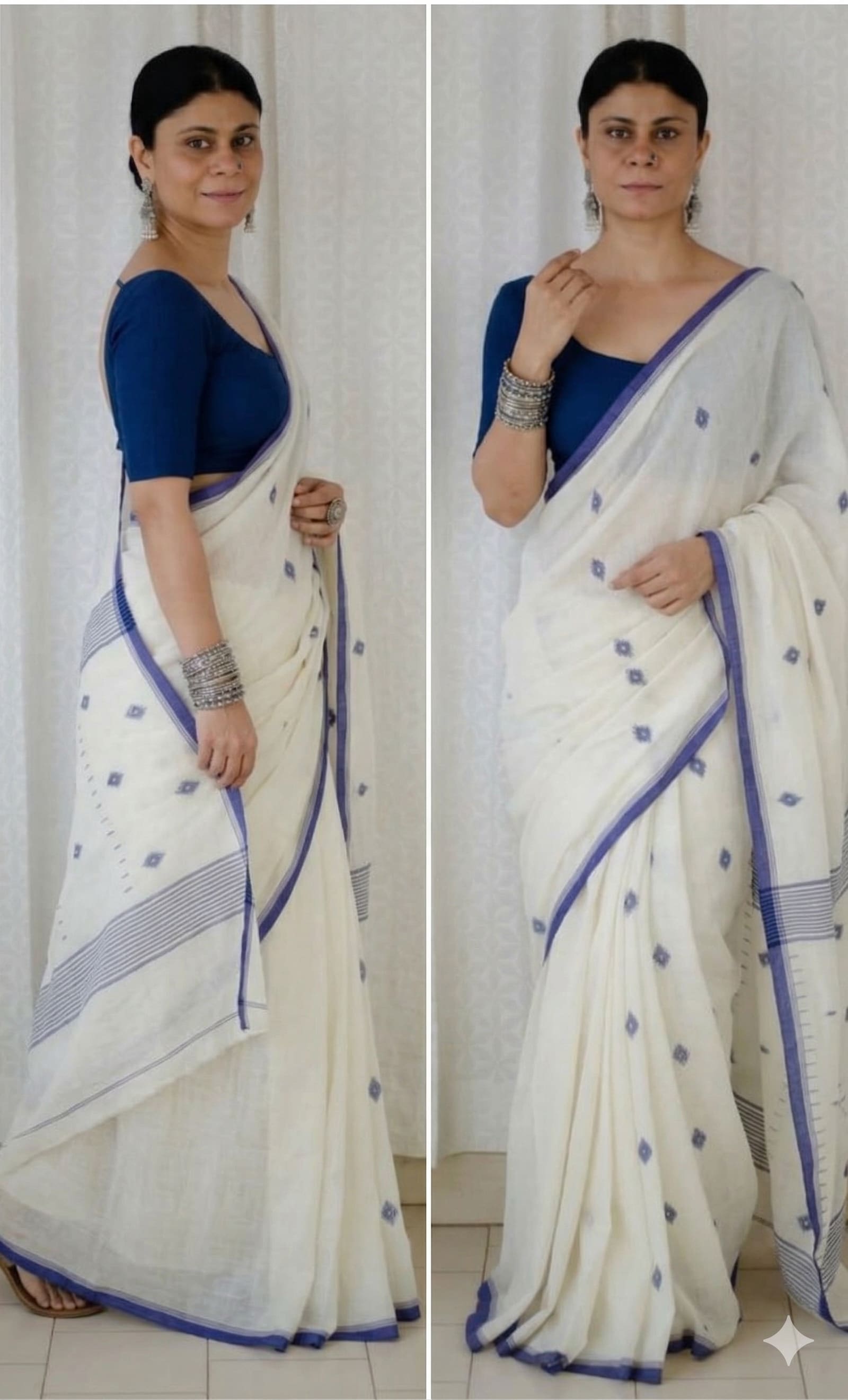 New Launch – Chanderi Cotton Printed Saree - View 2