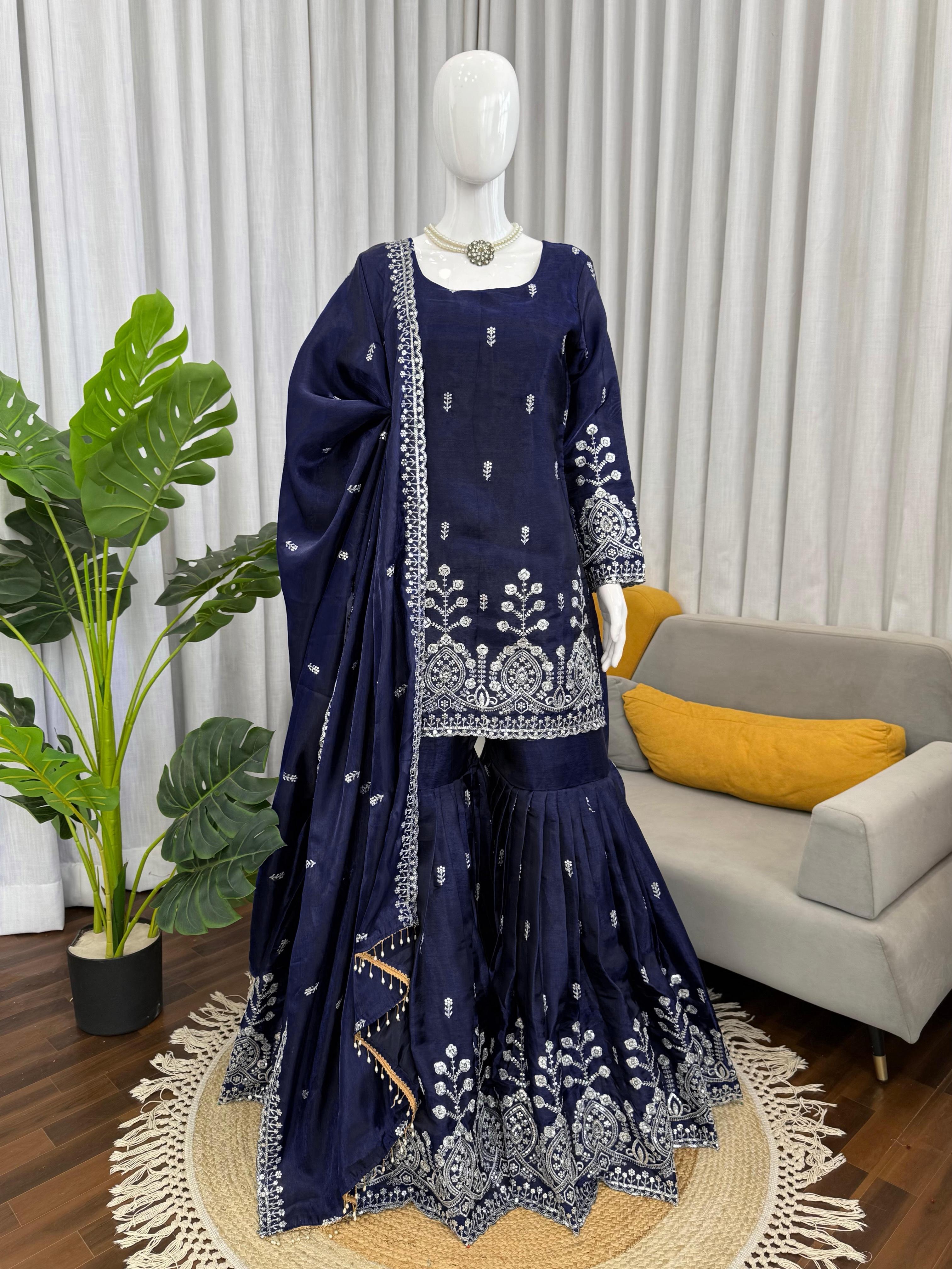 Designer Sharara Set – Elegant Ethnic Wear - View 4