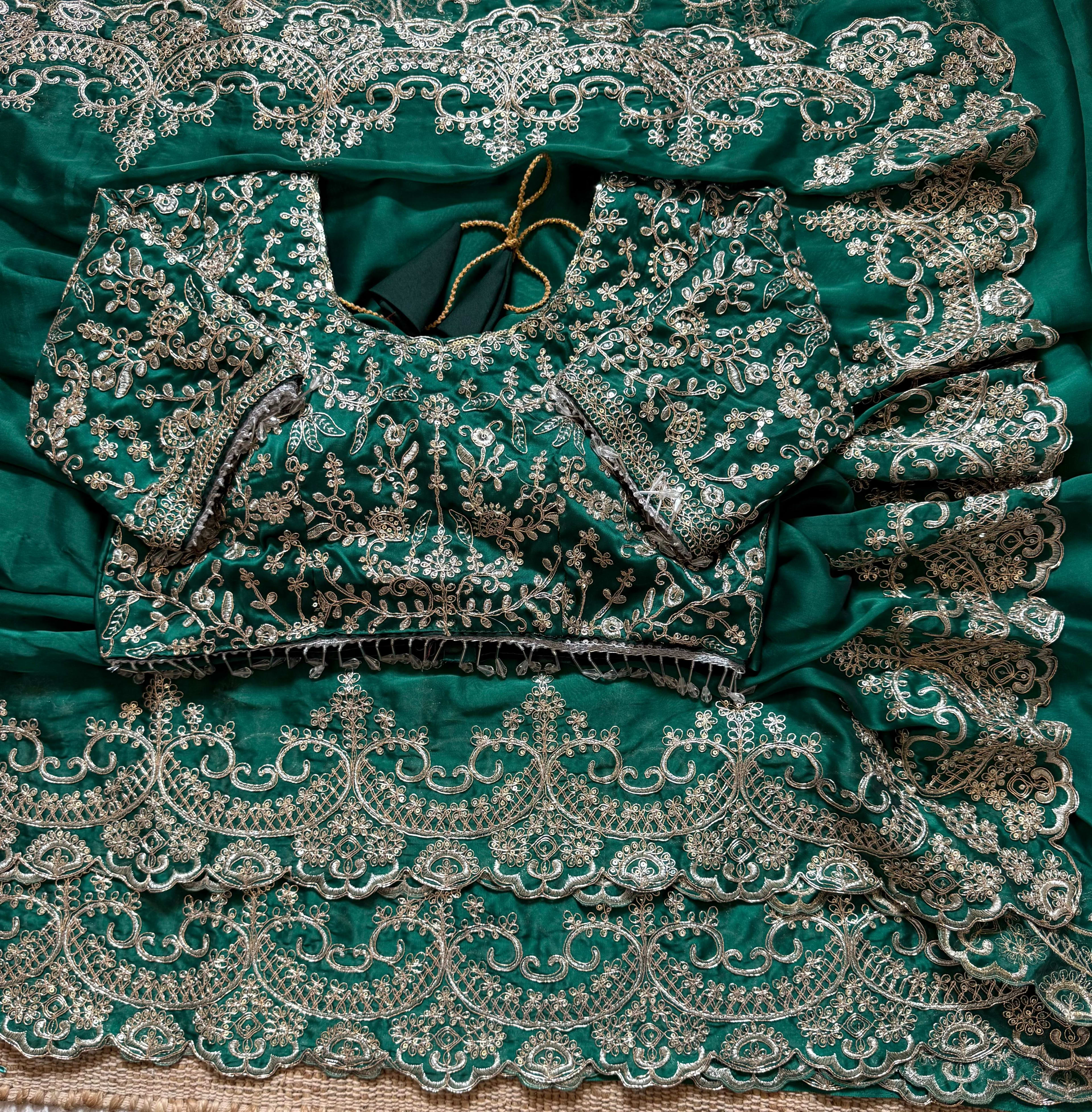 Designer Saree Inspired by Madhuri Dixit - View 5