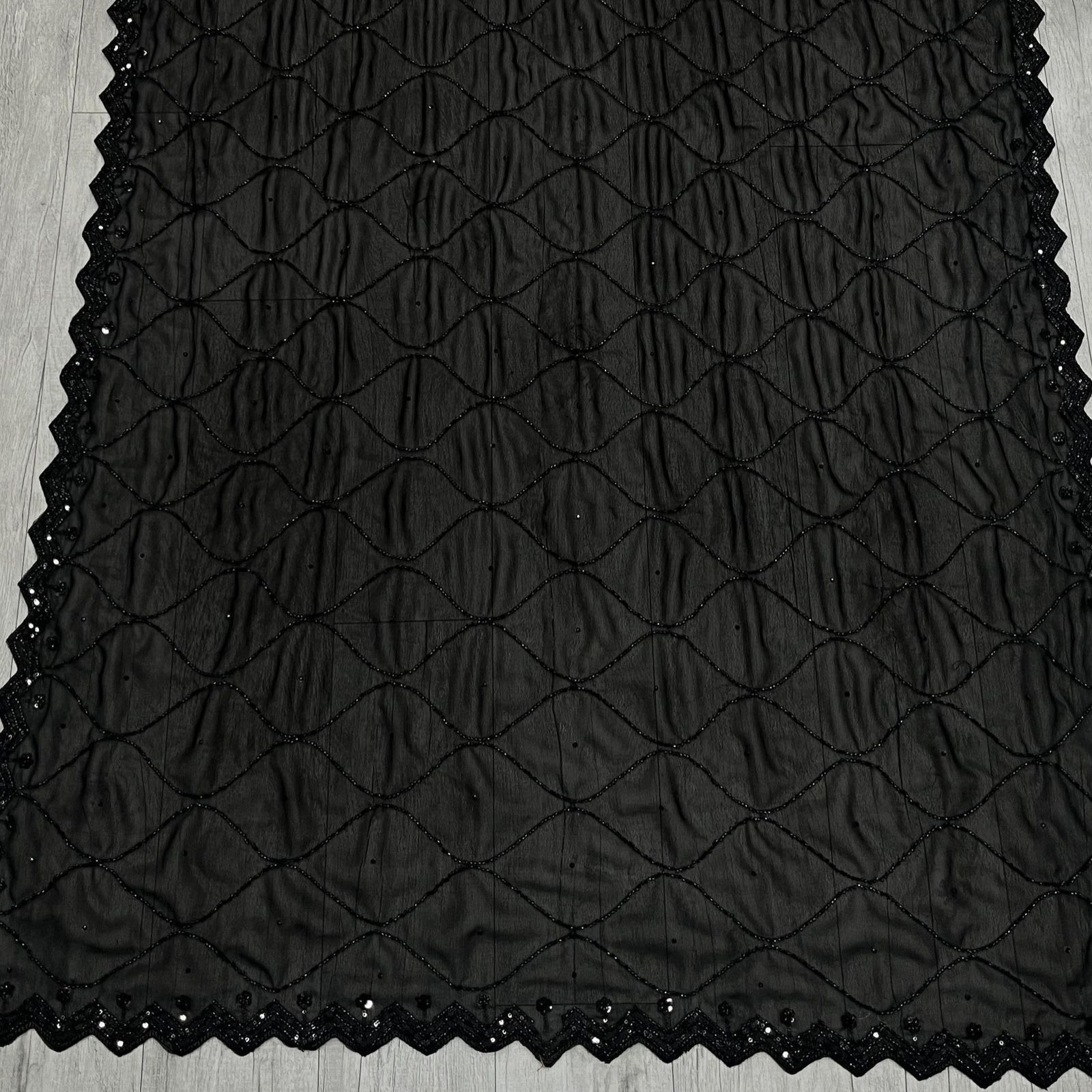 Launching New Designer Party Wear Black Saree - View 6