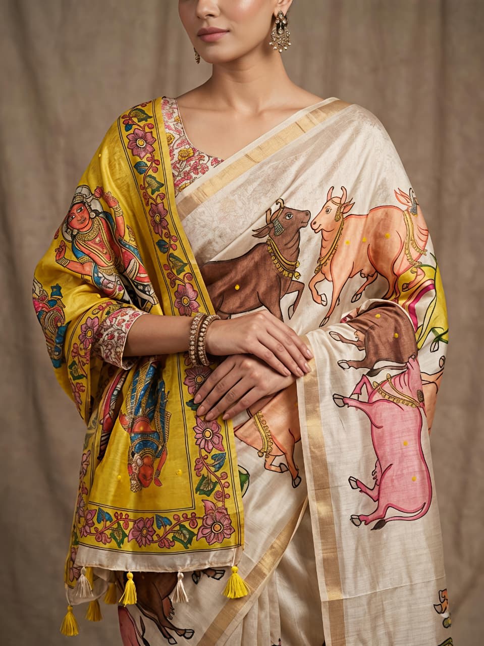 Design: NANDI MANGLA Saree - View 2