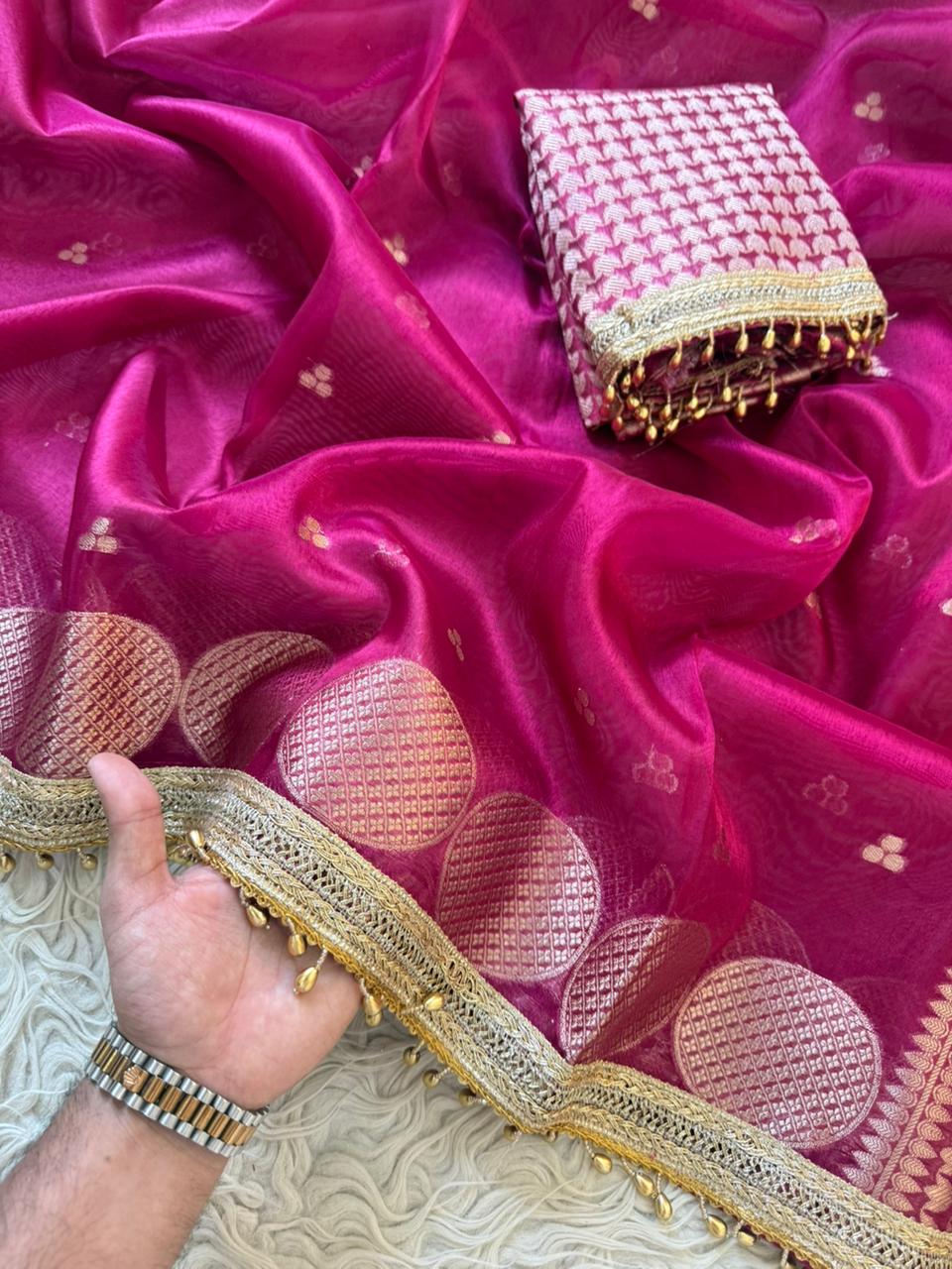 Banarasi Soft Tissue Silk Saree Collection ✨ - View 2