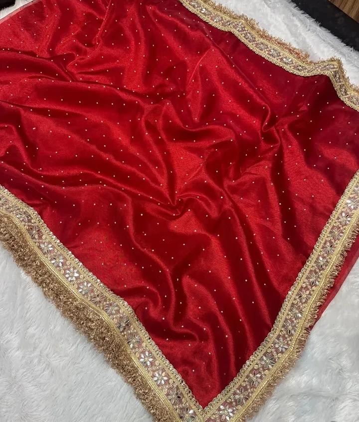 Banarasi Soft Glass Tissue Silk Saree - View 2