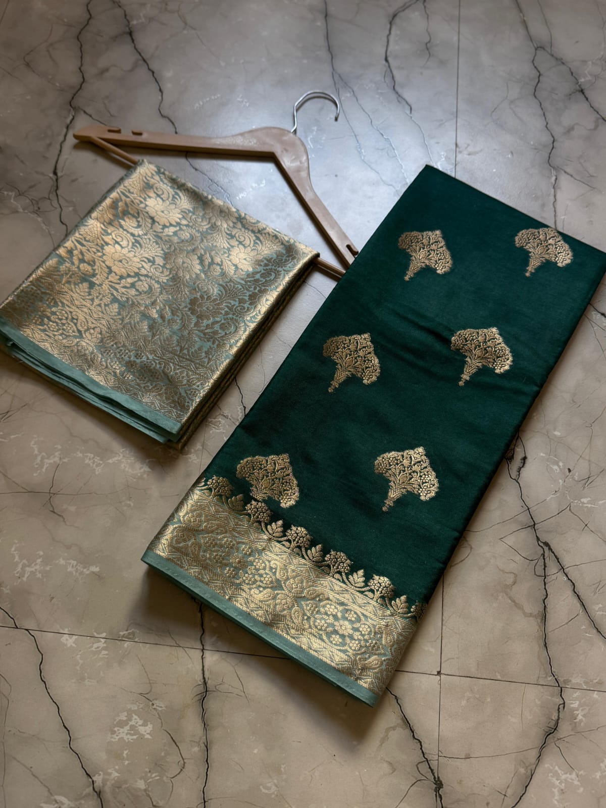 Banarasi Dyble Semi Katan Silk Saree - View 2