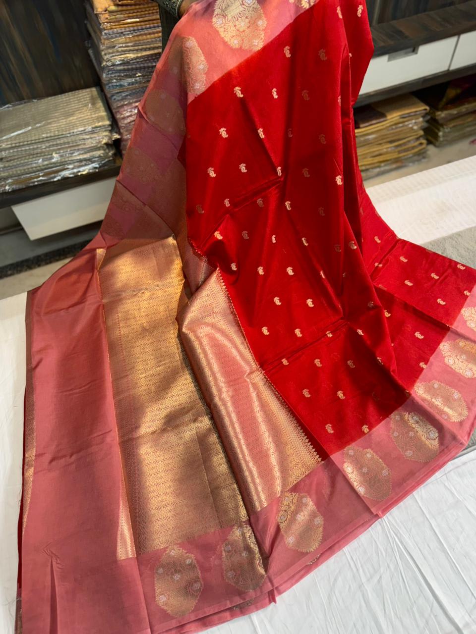 Premium Banarasi Katan Silk Saree Collection - Premium Banarasi Katan Silk Saree Online India - Buy at ₹1999 - Image 1
