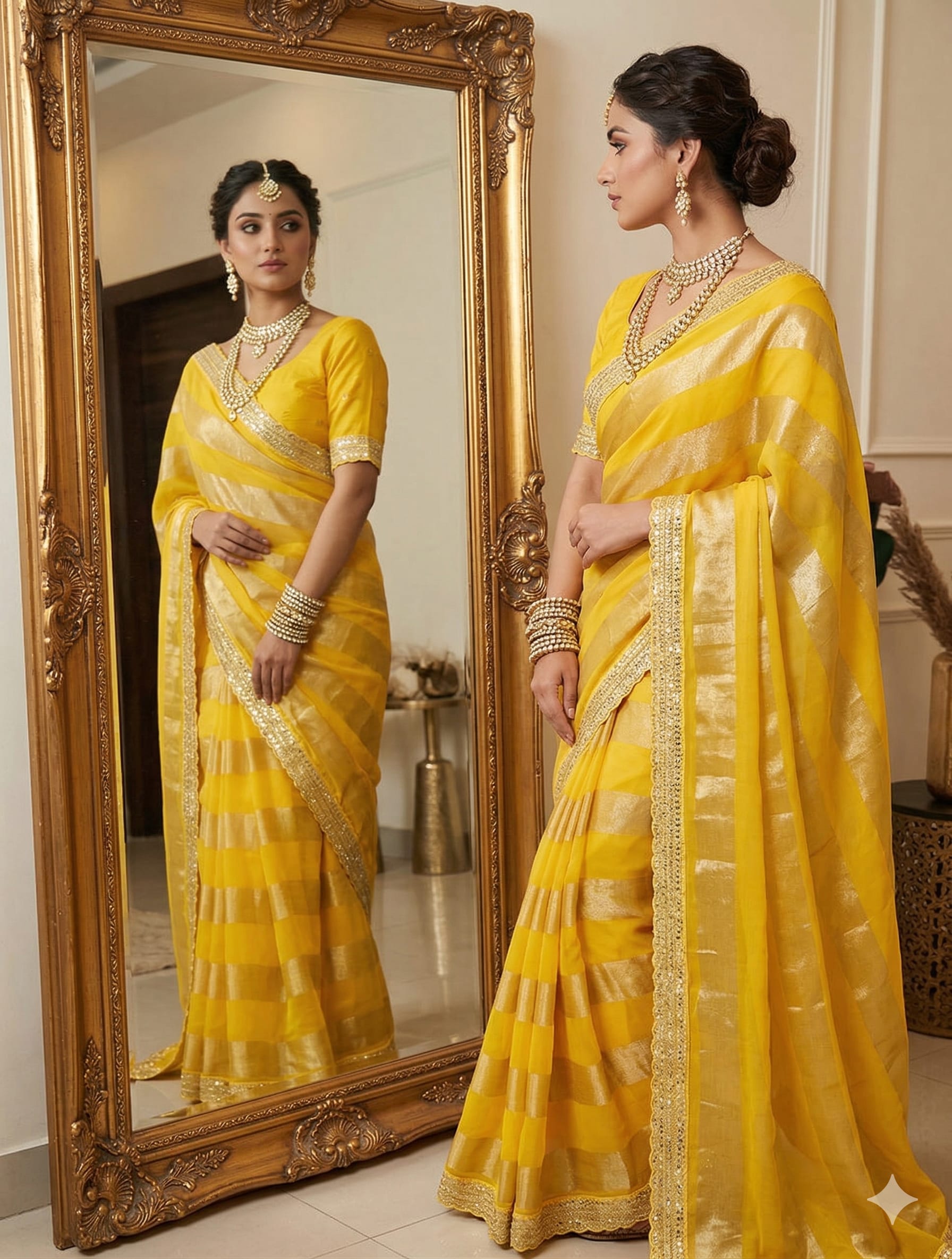Wedding Special – Georgette Tissue Silk Saree