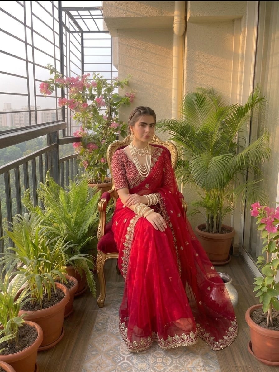 Maitry Collection – Elegant Fendy Satin Saree - Best saree for Festive