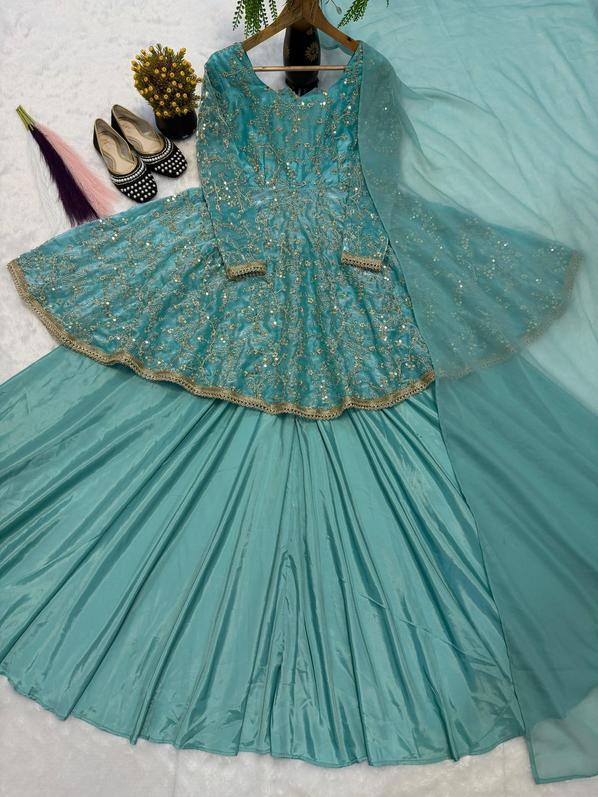 Designer Kediyu Lehenga Set – Festive Special - Best lehenga choli at Maa Kaali Creations