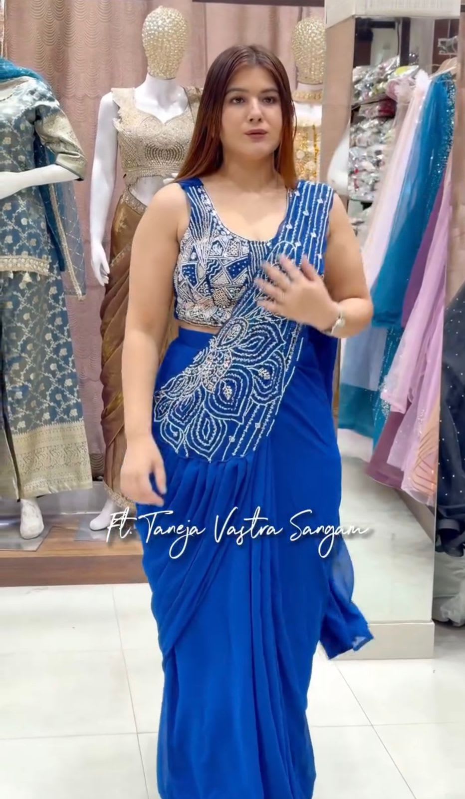 New Super Trending Ready-to-Wear Saree