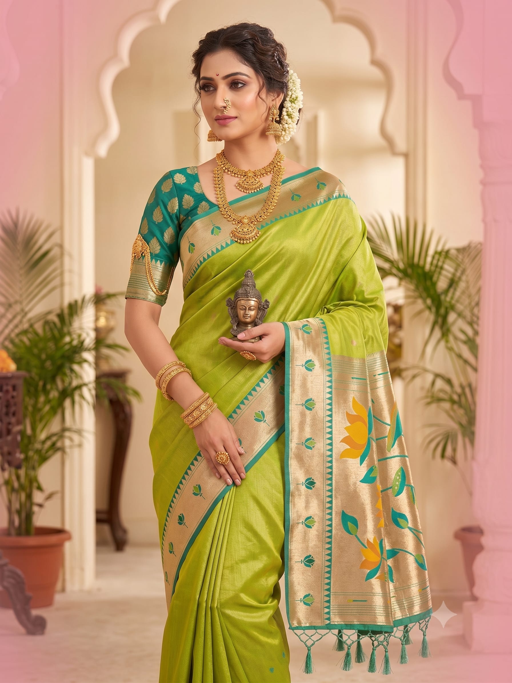 Pure Banarasi Tissue Silk Saree