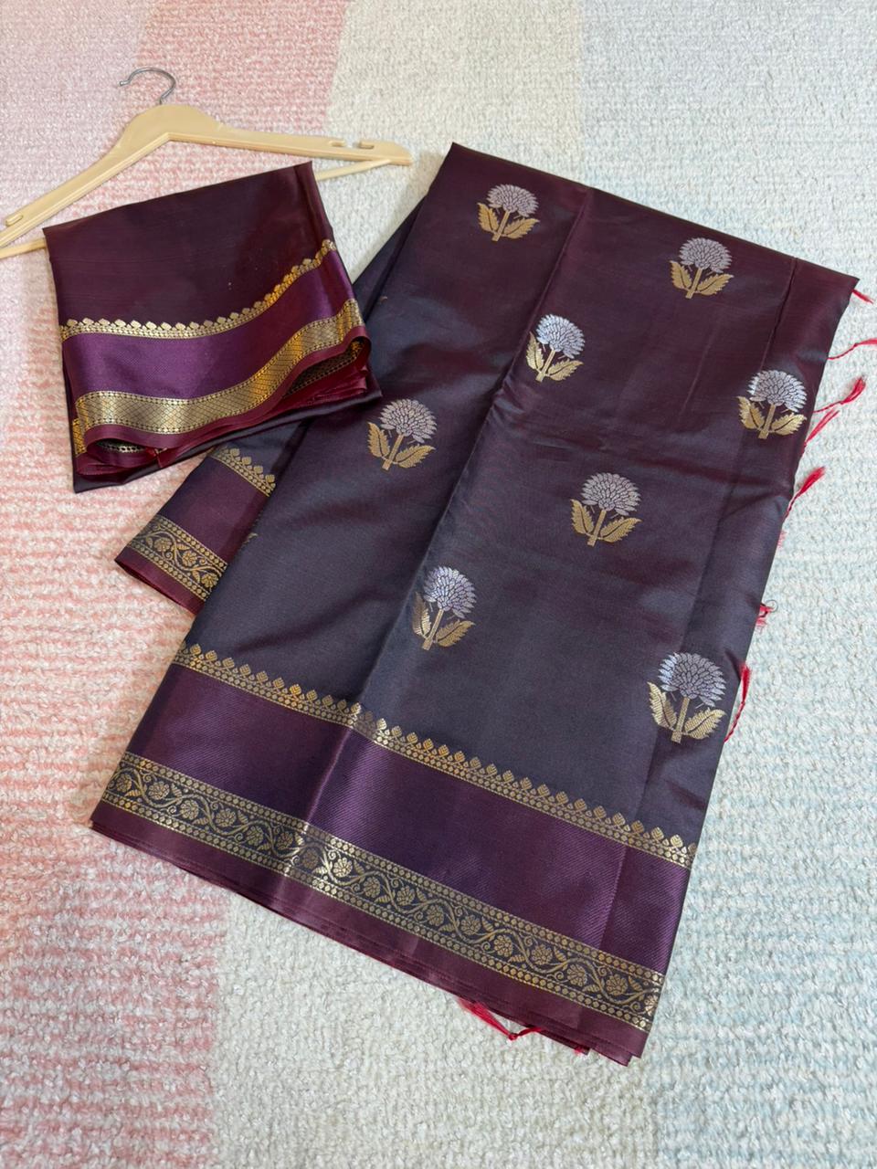 Premium Banarasi Katan Soft Silk Saree Collection