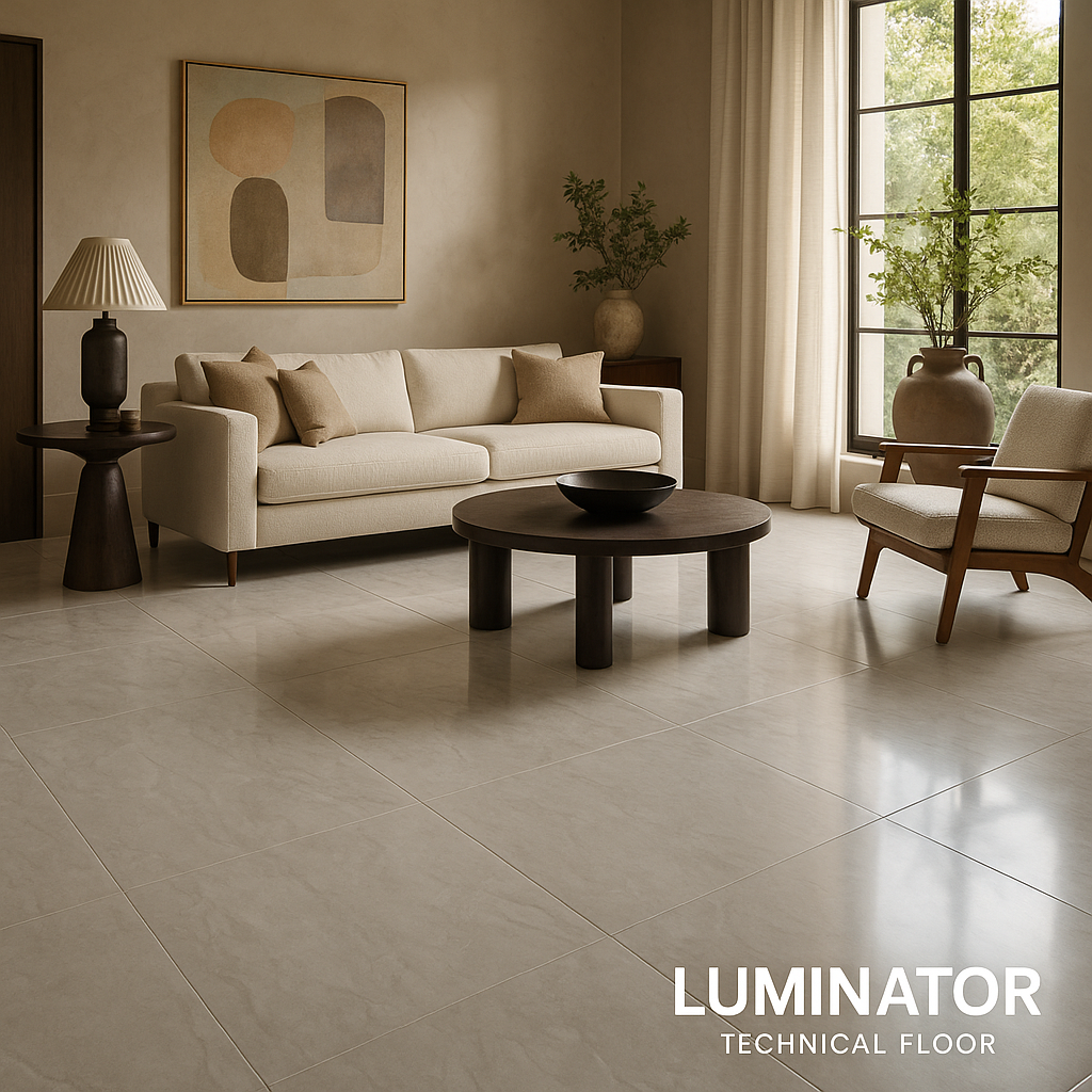 Floor tiles installed scene