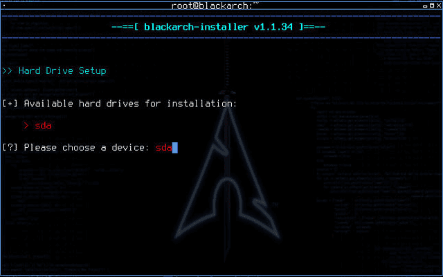 Figure 16 showing How to Install BlackArch Linux in VMWare Workstation 15 written by thewhiteh4t