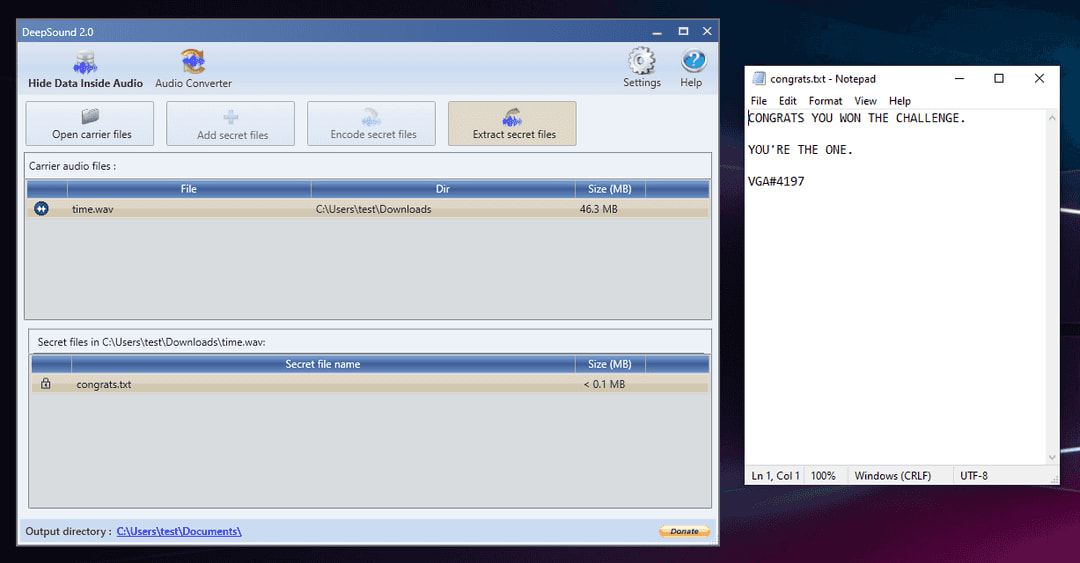 Figure 5 showing V4l's The Time Challenge Write up written by thewhiteh4t