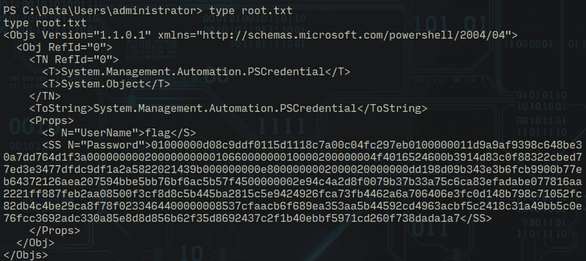 Figure 5 showing HackTheBox Omni Walkthrough written by thewhiteh4t