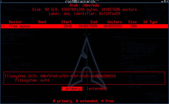 Figure 21 showing How to Install BlackArch Linux in VMWare Workstation 15 written by thewhiteh4t