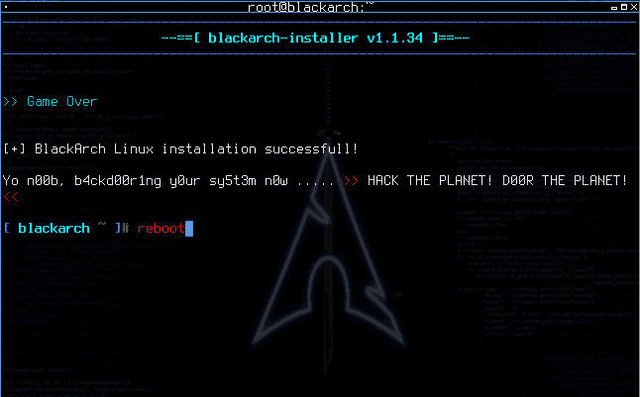 Figure 29 showing How to Install BlackArch Linux in VMWare Workstation 15 written by thewhiteh4t