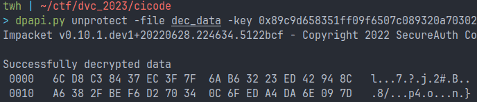Figure 8 showing How to read DPAPI encrypted chrome credentials offline written by thewhiteh4t