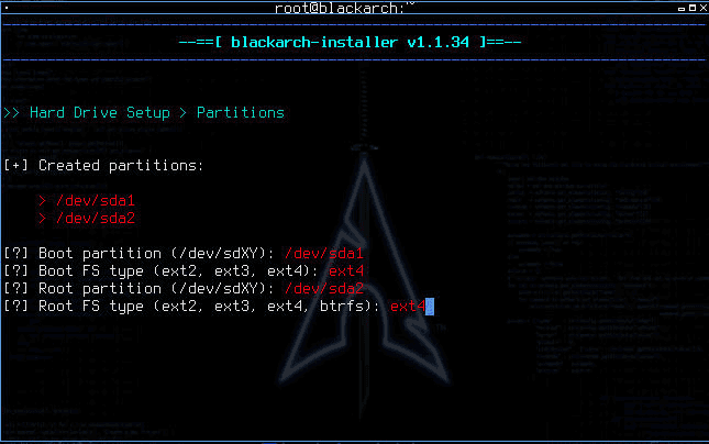 Figure 26 showing How to Install BlackArch Linux in VMWare Workstation 15 written by thewhiteh4t