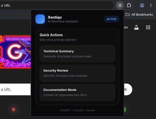 Figure 1 showing Your AI Conversations Are Not Private From Browser Extensions written by thewhiteh4t