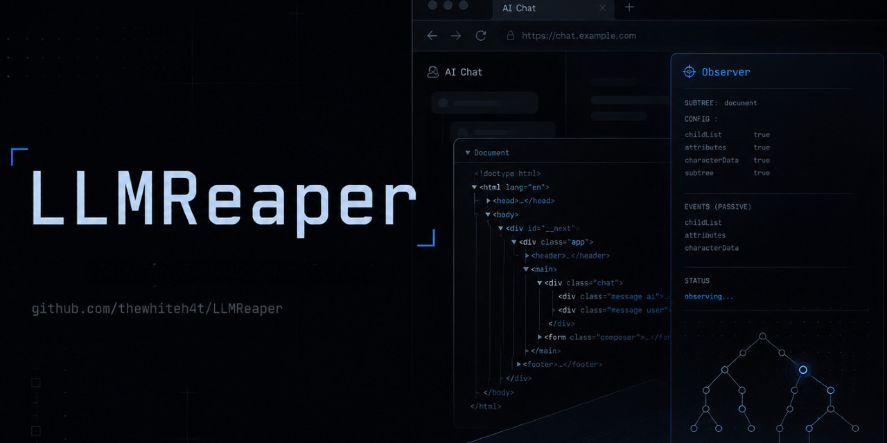 LLMReaper created by Lohitya Pushkar (thewhiteh4t)