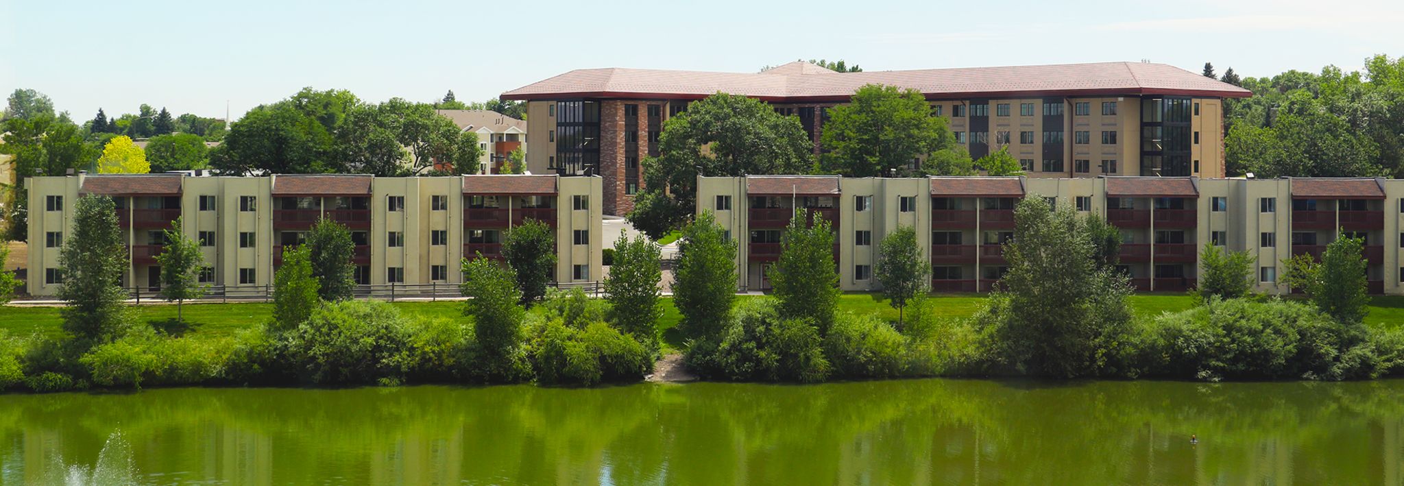 The Harwood and Waite apartments are located on the CCU Lakewood campus.