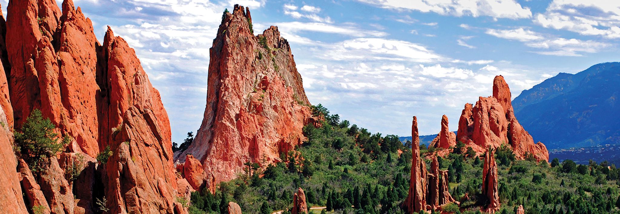 Close up view of the Garden of the Gods, which is near CCU's Colorado Springs campus. 