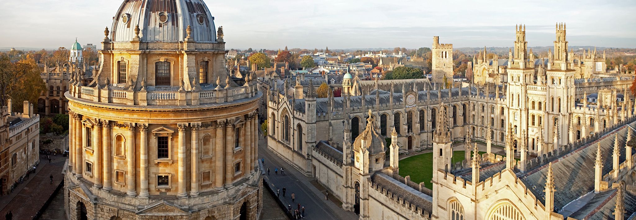 Oxford University's stunning campus. 