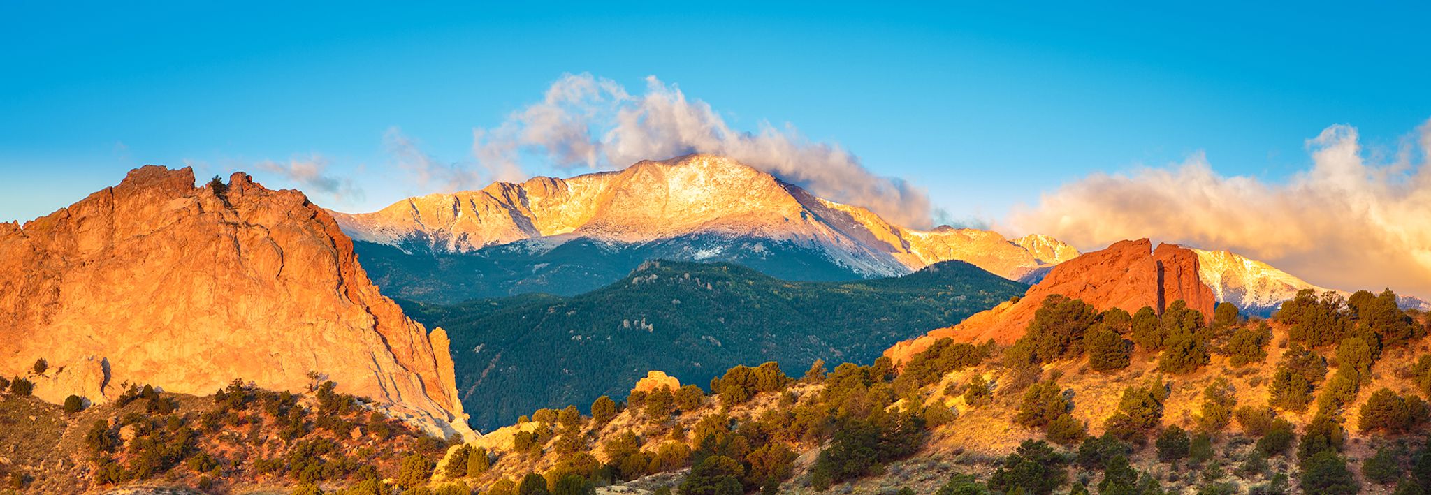 View of Pikes Peak.