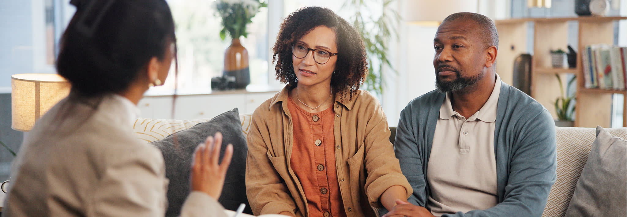 counseling session with a married couple