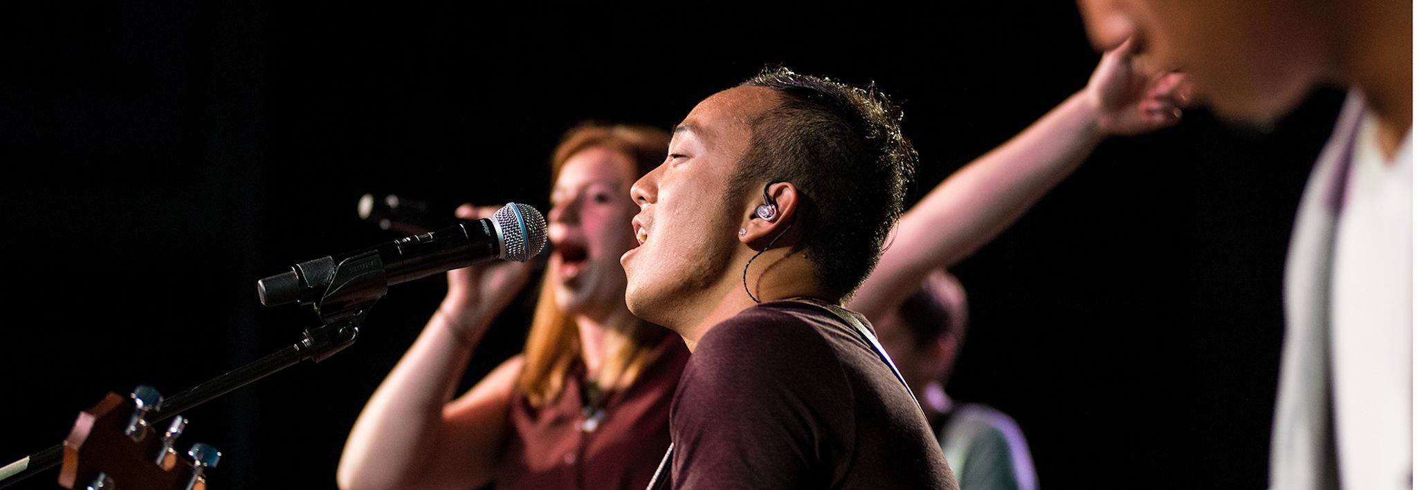 Worship at Colorado Christian University chapel.