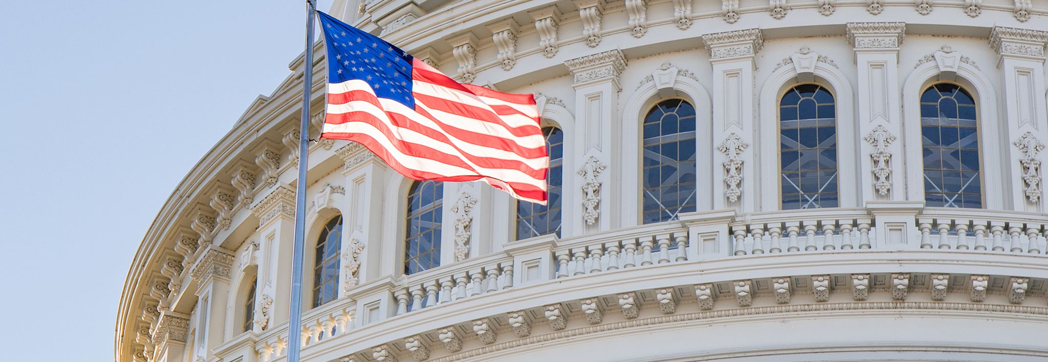 United States flag.