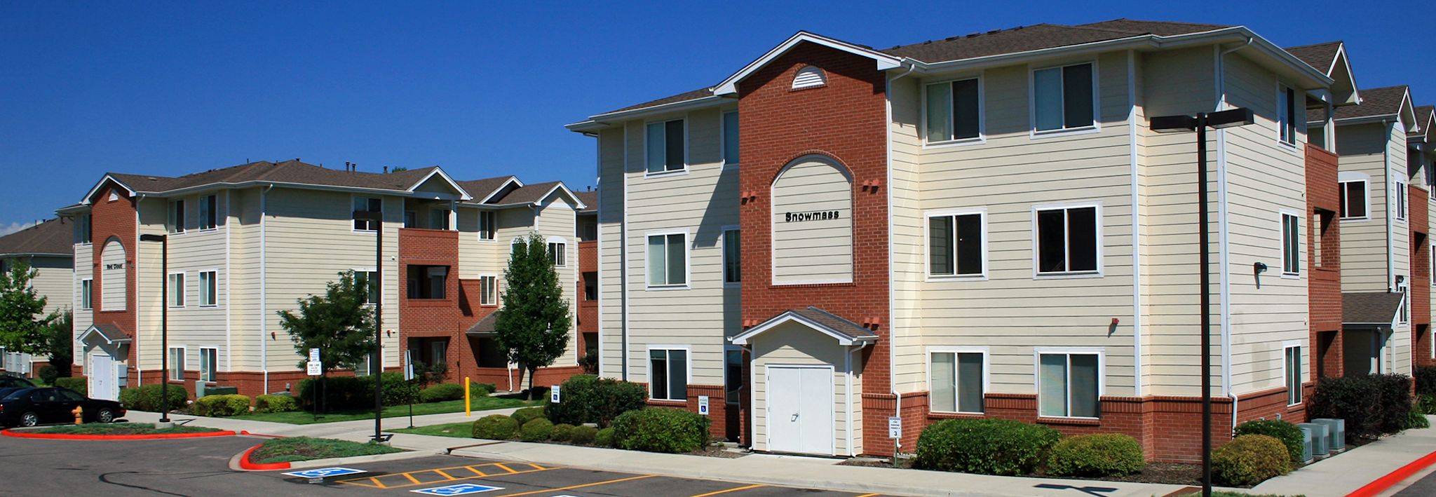 The Peaks Apartments are located on the CCU campus in Lakewood, Colorado.