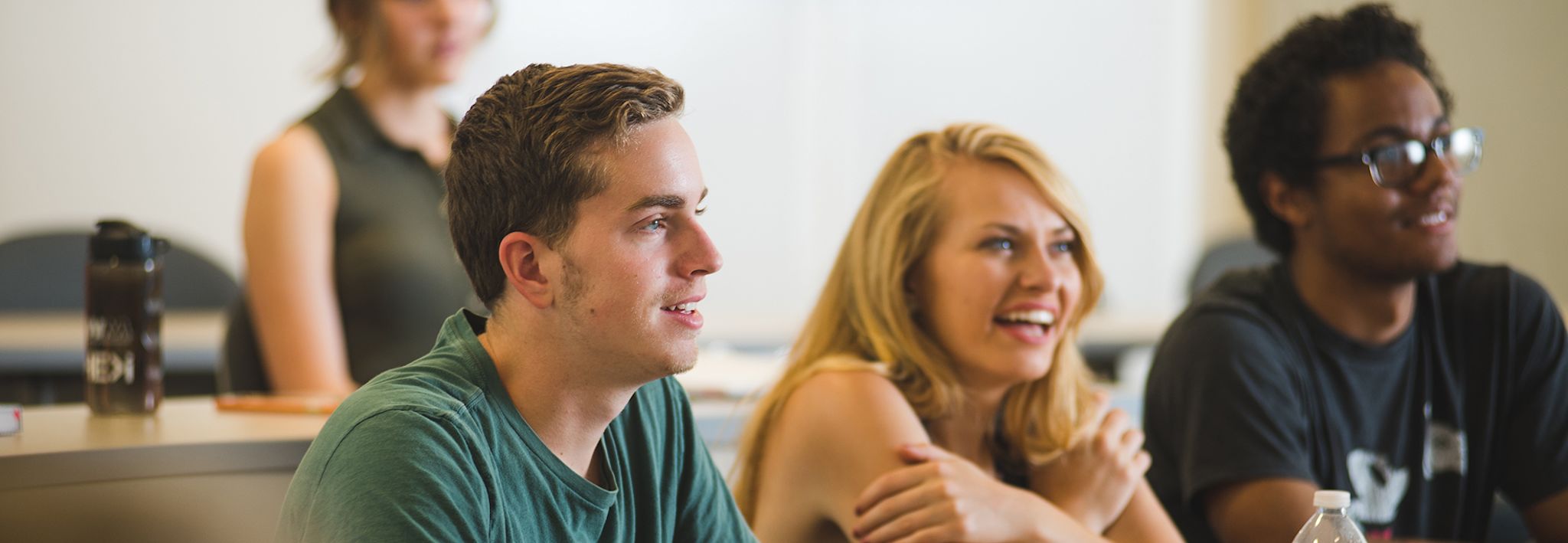 CCU students enjoying class. 