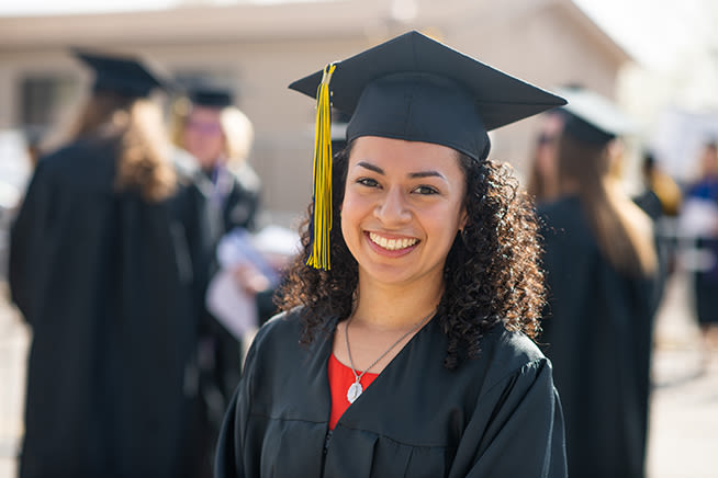 CCU graduate at Commencement