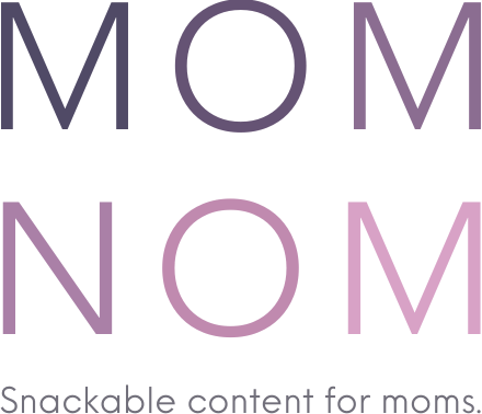 Square logo for Mom Nom podcast